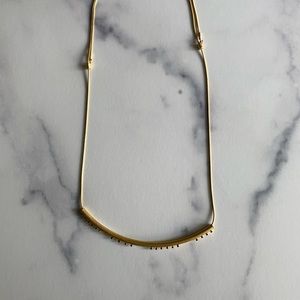 Madewell Rain Drop Crystal Necklace